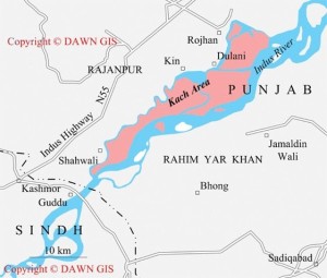 Arms supply route in Punjab (Credit: dawn.com)